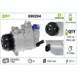 Kompressor, Klimaanlage 690204 Kompressor, Klimaanlage 690204