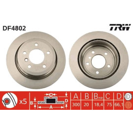 Bremsscheibe DF4802