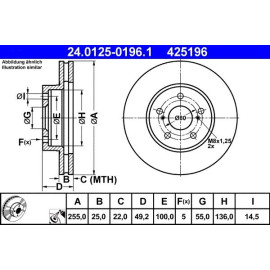 Bremsscheibe 24.0125-0196.1