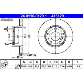 Bremsscheibe 24.0116-0129.1