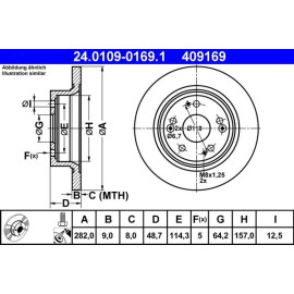 Bremsscheibe 24.0109-0169.1
