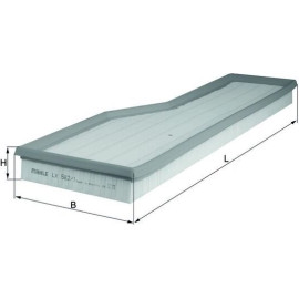 Luftfilter LX 582/1 Luftfilter LX 582/1