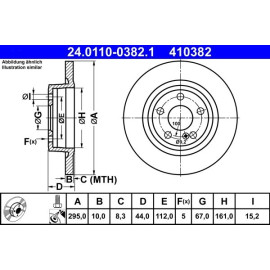 Bremsscheibe 24.0110-0382.1