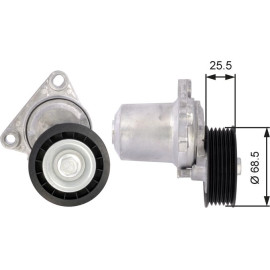 Spannrolle, Keilrippenriemen T39074