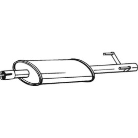 Mittelschalldämpfer 175-413 Mittelschalldämpfer 175-413