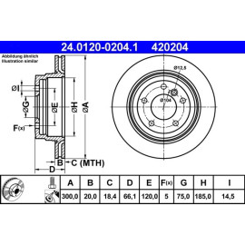 Bremsscheibe 24.0120-0204.1