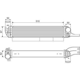 Ladeluftkühler 822923