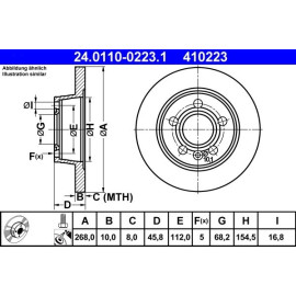 Bremsscheibe 24.0110-0223.1