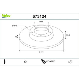 Bremsscheibe 673124
