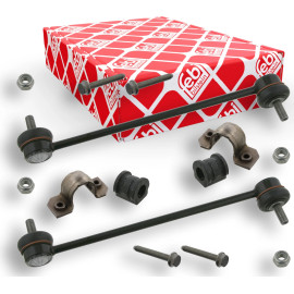 FEBI BILSTEIN 37078 Reparatursatz, Stabilisatorlager VORNE, mit Koppelstange FEBI BILSTEIN 37078 Reparatursatz, Stabilisatorlager VORNE, mit Koppelstange