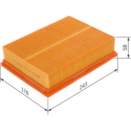 BOSCH 1 457 433 085 Luftfilter