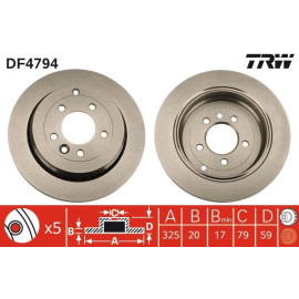 Bremsscheibe DF4794 Bremsscheibe DF4794