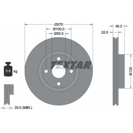 Bremsscheibe 92175903 Bremsscheibe 92175903