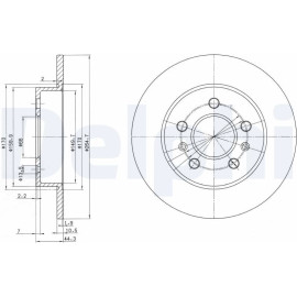 Bremsscheibe BG2696