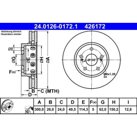 Bremsscheibe 24.0126-0172.1