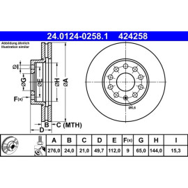Bremsscheibe 24.0124-0258.1