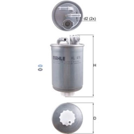 Kraftstofffilter KL 476D Kraftstofffilter KL 476D
