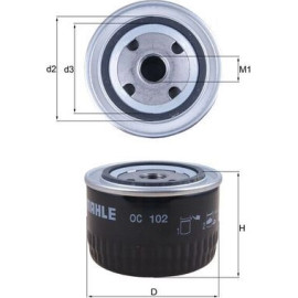 Ölfilter OC 102 Ölfilter OC 102