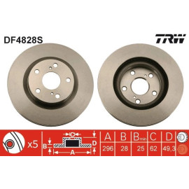 Bremsscheibe DF4828S