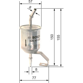 Kraftstofffilter F 026 403 026 Kraftstofffilter F 026 403 026