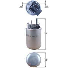 Kraftstofffilter KL 1048 Kraftstofffilter KL 1048