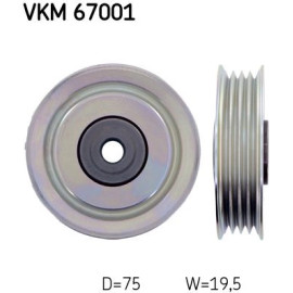 Umlenk-/Führungsrolle, Keilrippenriemen VKM 67001