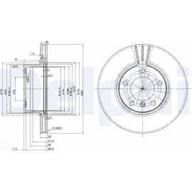 Bremsscheibe BG3043 Bremsscheibe BG3043