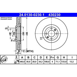 Bremsscheibe 24.0130-0230.1
