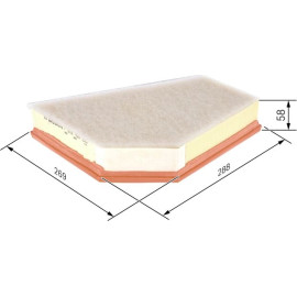 BOSCH F 026 400 255 Luftfilter