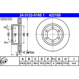 Bremsscheibe 24.0122-0185.1