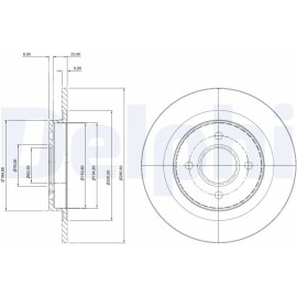 Bremsscheibe BG3743 Bremsscheibe BG3743