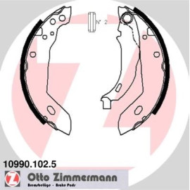 Bremsbackensatz 10990.102.5