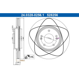Bremsscheibe 24.0328-0256.1