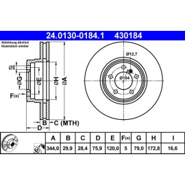 Bremsscheibe 24.0130-0184.1