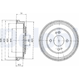 Bremstrommel BF208