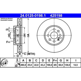 Bremsscheibe 24.0125-0198.1