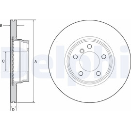 Bremsscheibe BG4458C Bremsscheibe BG4458C