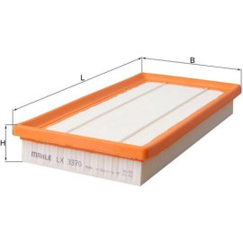 Luftfilter LX 3370 Luftfilter LX 3370