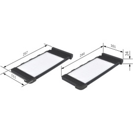 BOSCH 1 987 432 118 Innenraumfilter BOSCH 1 987 432 118 Innenraumfilter