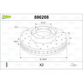 Bremsscheibe 886208