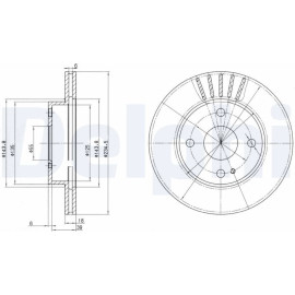 Bremsscheibe BG2802 Bremsscheibe BG2802