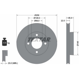 Bremsscheibe 92026000 Bremsscheibe 92026000