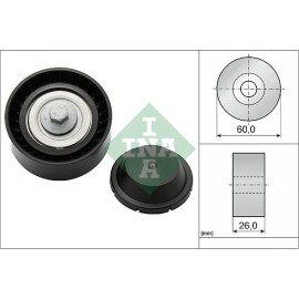 Umlenk-/Führungsrolle, Keilrippenriemen 532 0824 10 Umlenk-/Führungsrolle, Keilrippenriemen 532 0824 10