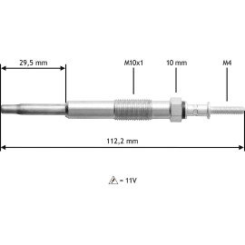 Glühkerze 345135