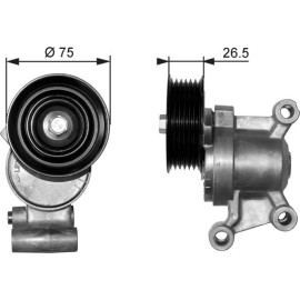 Spannrolle, Keilrippenriemen T38357 Spannrolle, Keilrippenriemen T38357