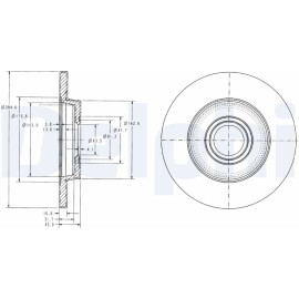 Bremsscheibe BG3416 Bremsscheibe BG3416