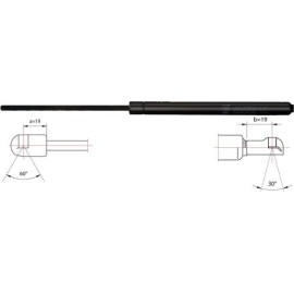 Gasfeder, Koffer-/Laderaum 2110423