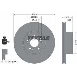 Bremsscheibe 92056600 Bremsscheibe 92056600