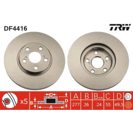 Bremsscheibe DF4416