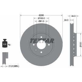 Bremsscheibe 92254603 Bremsscheibe 92254603